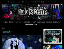 Tablet Screenshot of oddscene.com